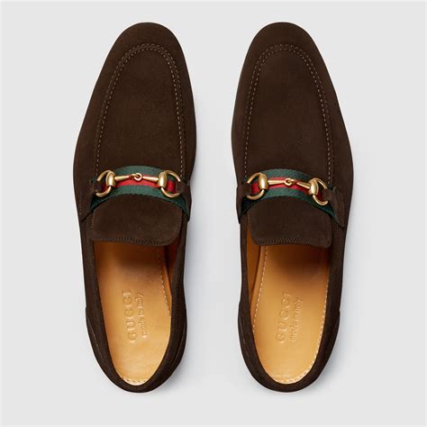 gucci horsebit lug suede loafers|gucci horsebit detailed leather loafers.